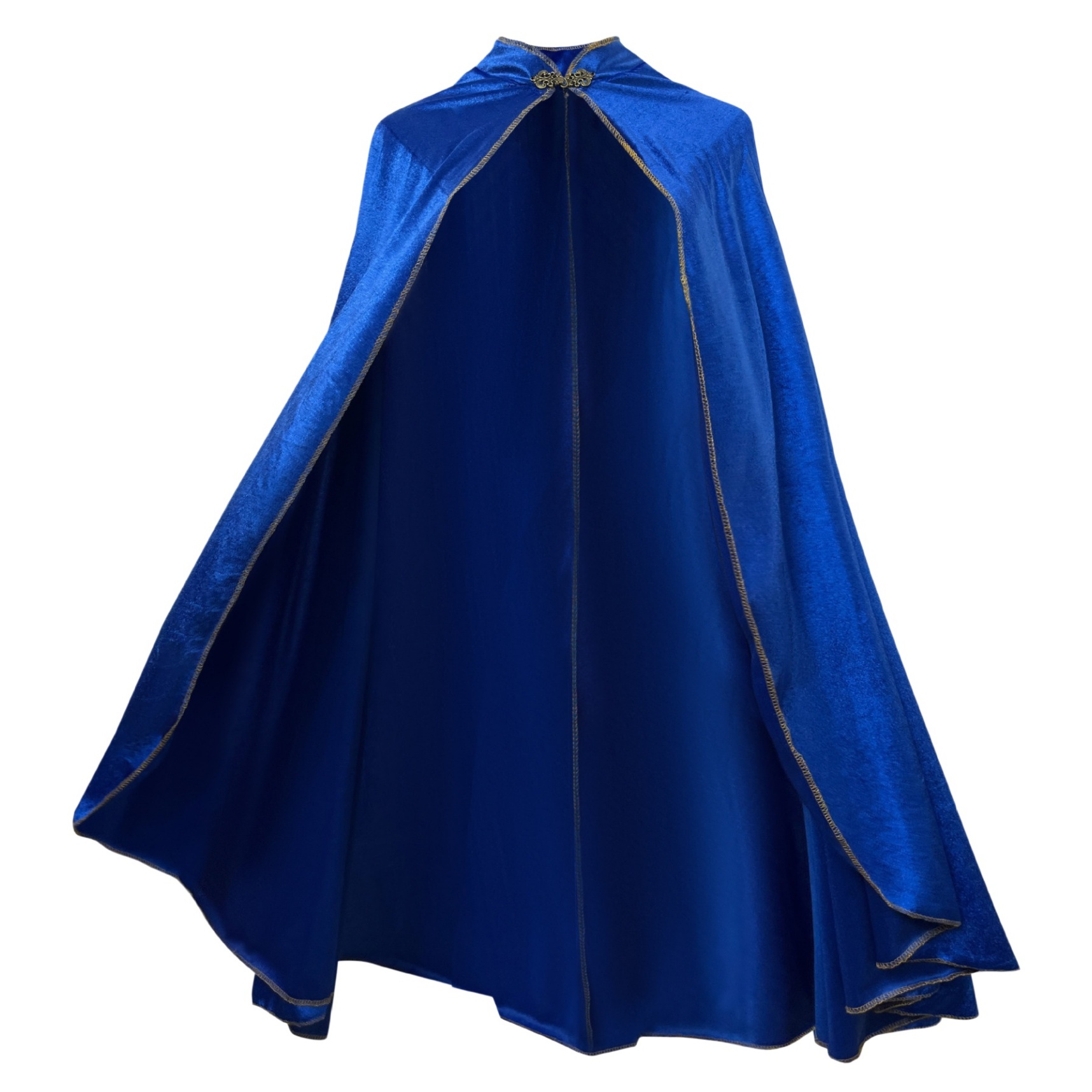 Vintage Noble Velvet Cape Cloak Luxury Long Robe Halloween Cosplay Costume